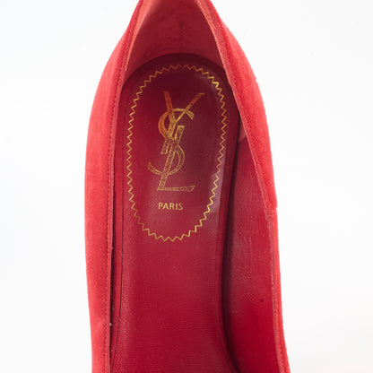 Saint Laurent Pumps Red Suede Size 38.5 - photo 8
