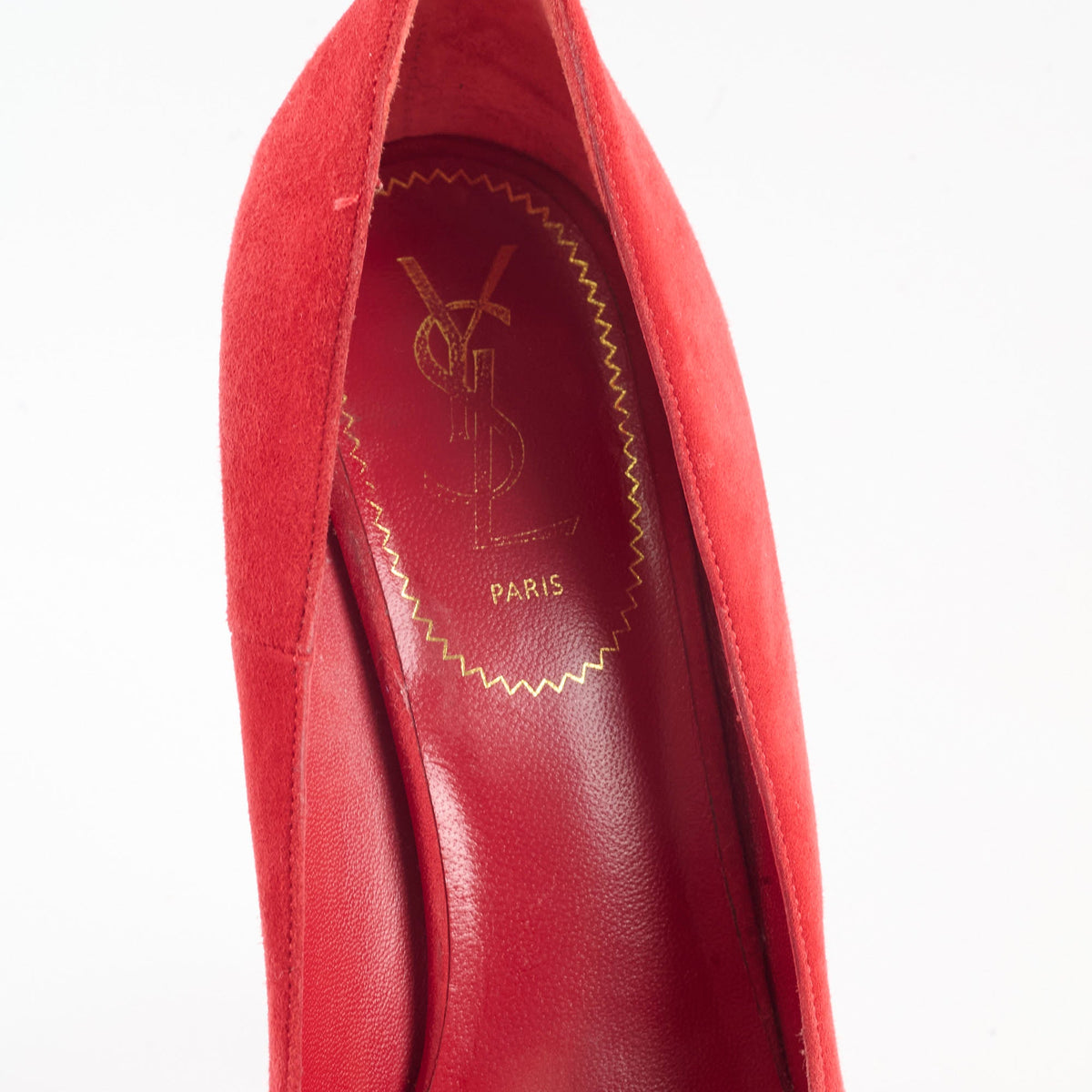 Saint Laurent Pumps Red Suede Size 38.5 - photo 7