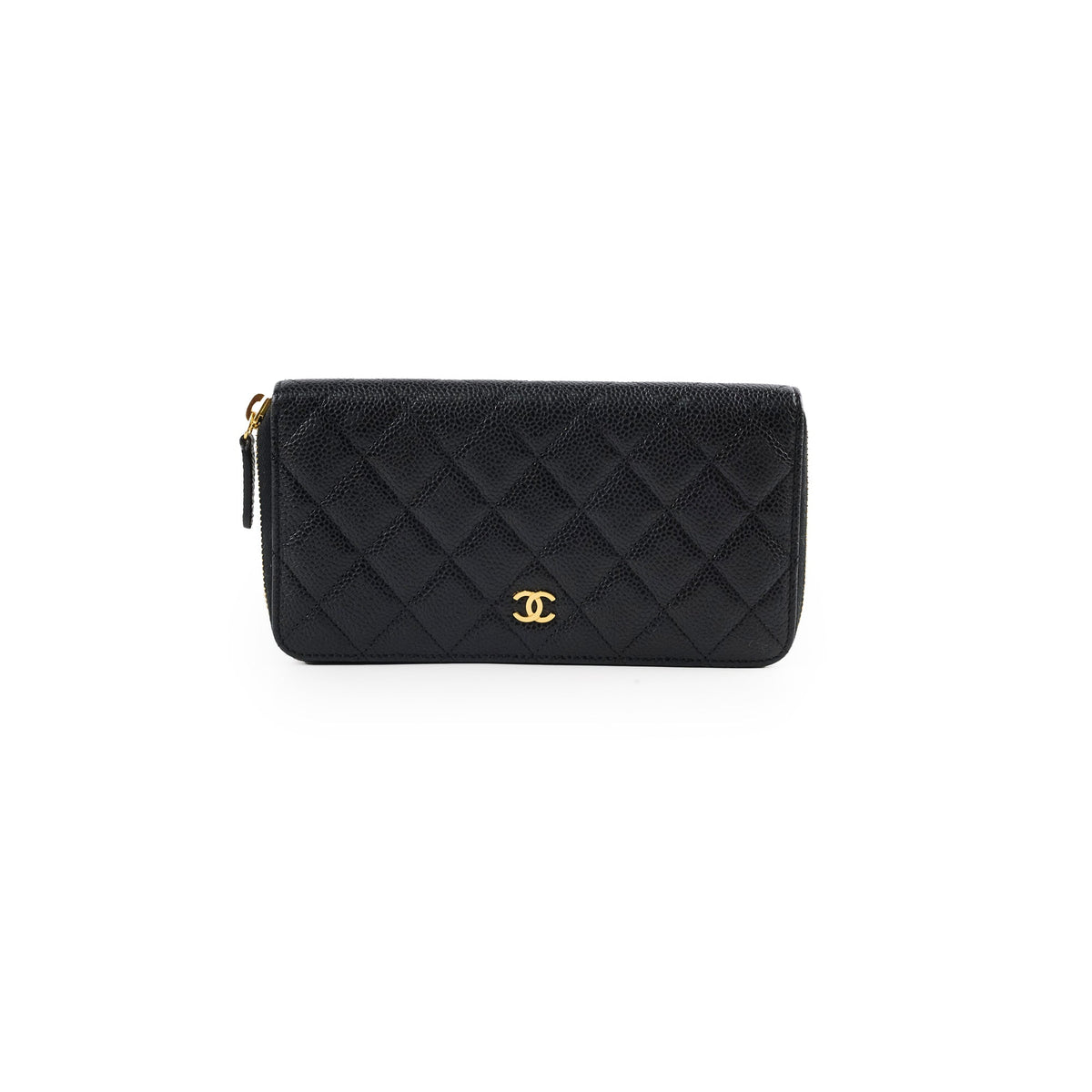 Chanel Zippy Caviar Wallet Black - photo 1