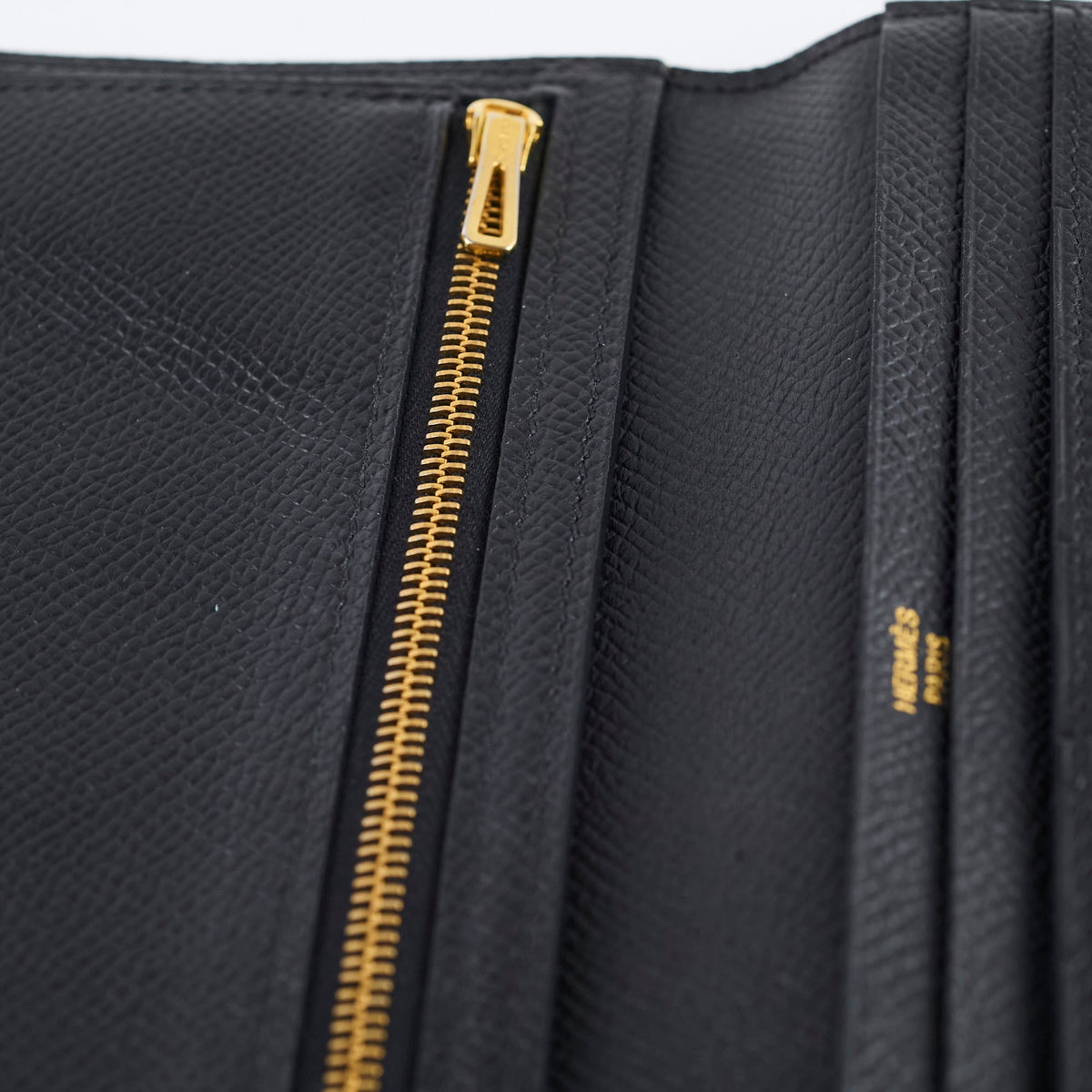 Hermes Bearn Wallet Epsom Black N Square Stamp - photo 9