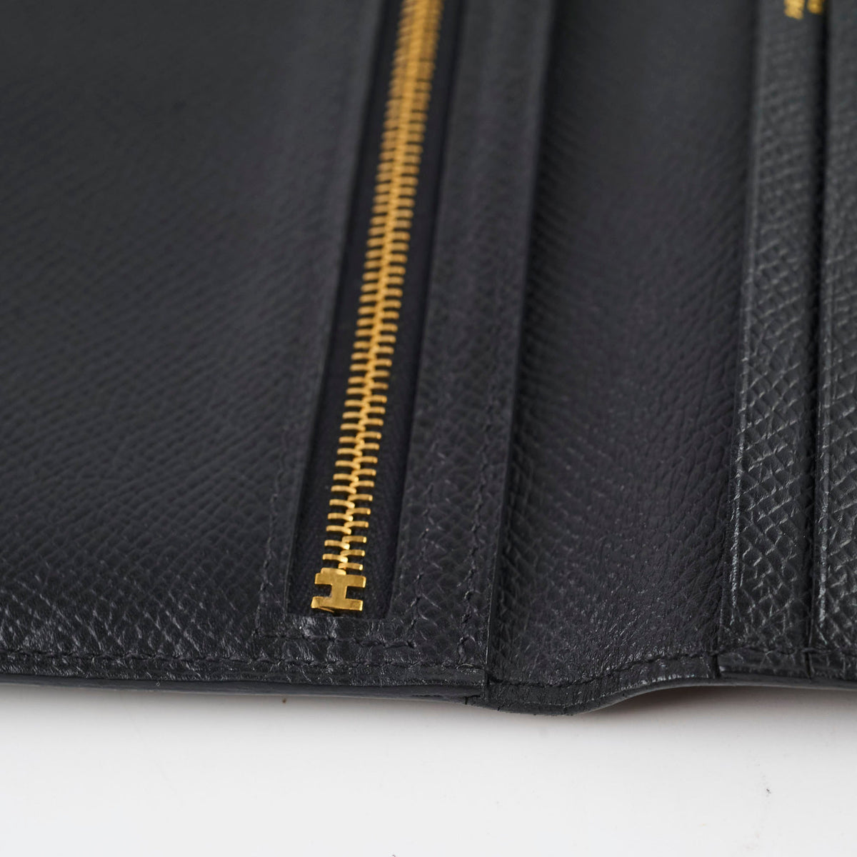 Hermes Bearn Wallet Epsom Black N Square Stamp - photo 8
