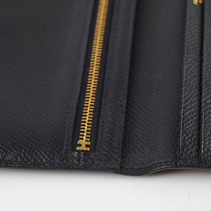 Hermes Bearn Wallet Epsom Black N Square Stamp - photo 8