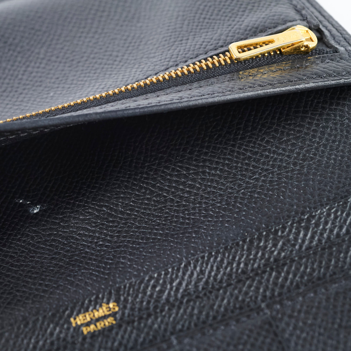Hermes Bearn Wallet Epsom Black N Square Stamp - photo 7