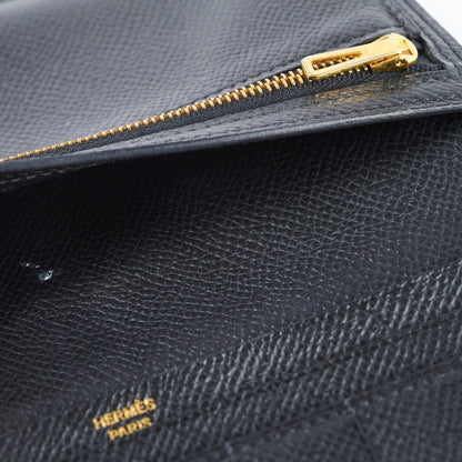 Hermes Bearn Wallet Epsom Black N Square Stamp - photo 7