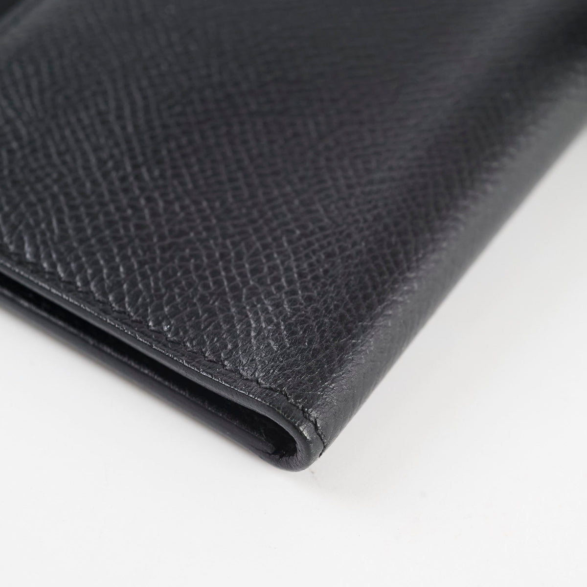Hermes Bearn Wallet Epsom Black N Square Stamp - photo 6