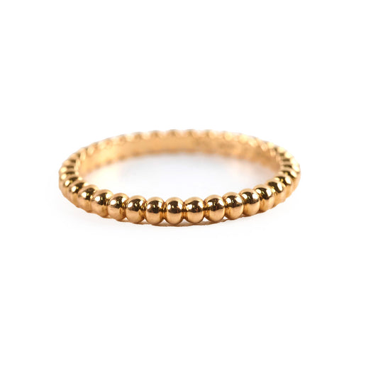 Van Cleef & Arpels Perlee Pearls Ring Size 53 Rose Gold - photo 1