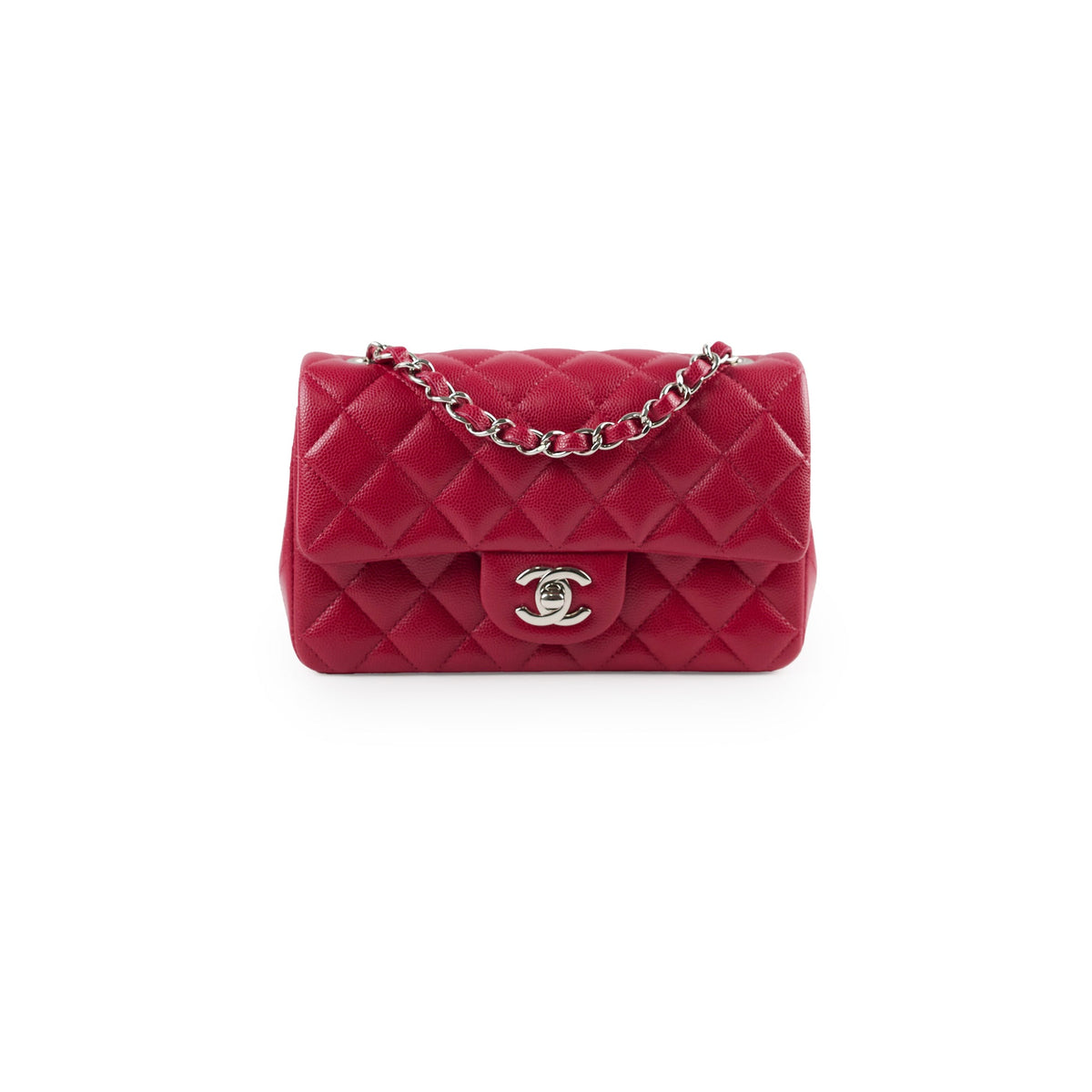 Chanel Caviar Mini Rectangular Red Series 26 - photo 1
