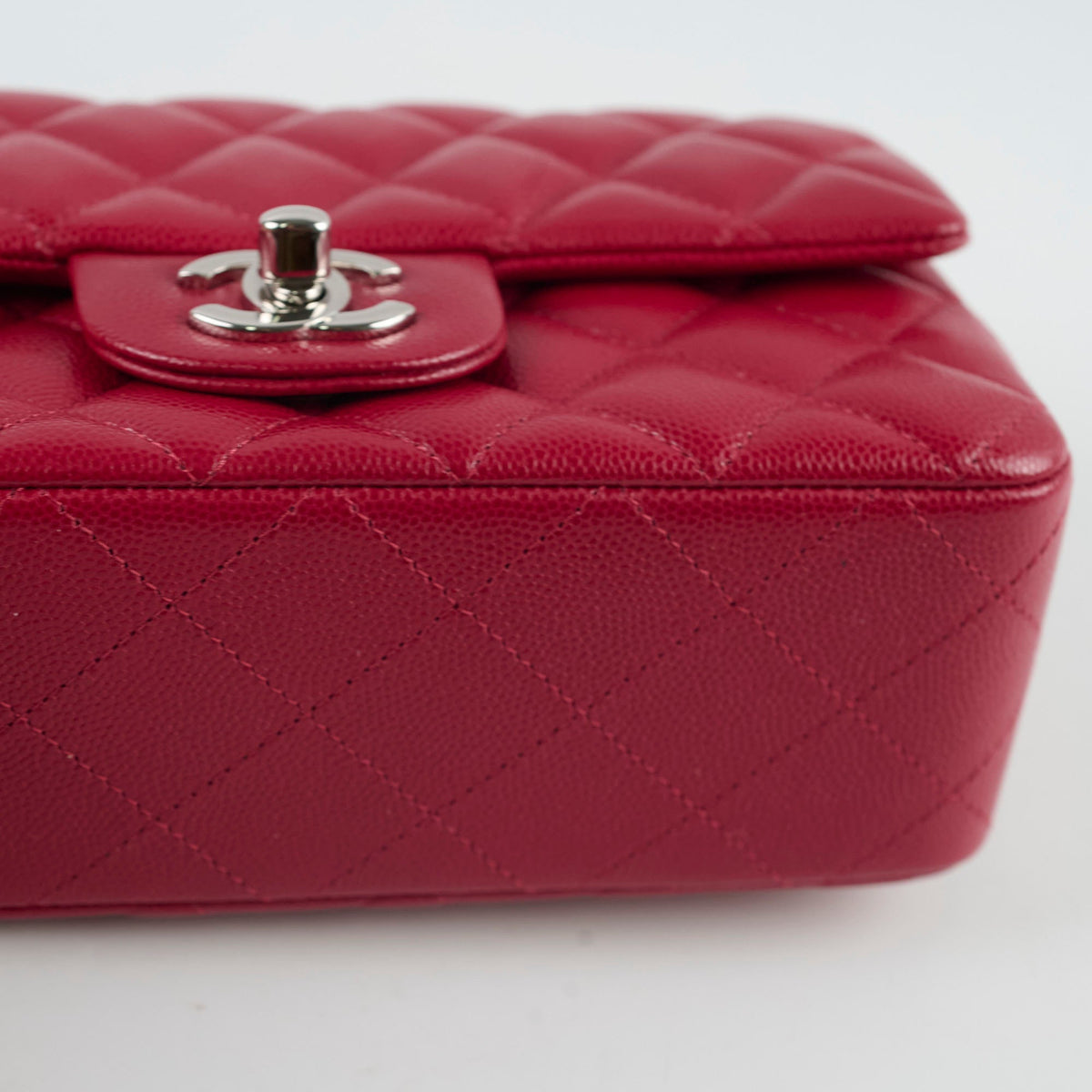 Chanel Caviar Mini Rectangular Red Series 26 - photo 10