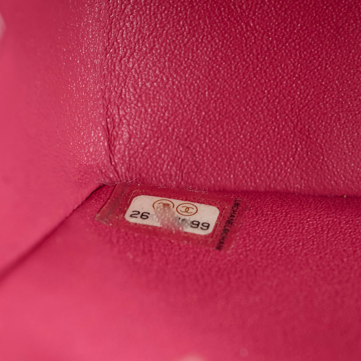 Chanel Caviar Mini Rectangular Red Series 26 - photo 5