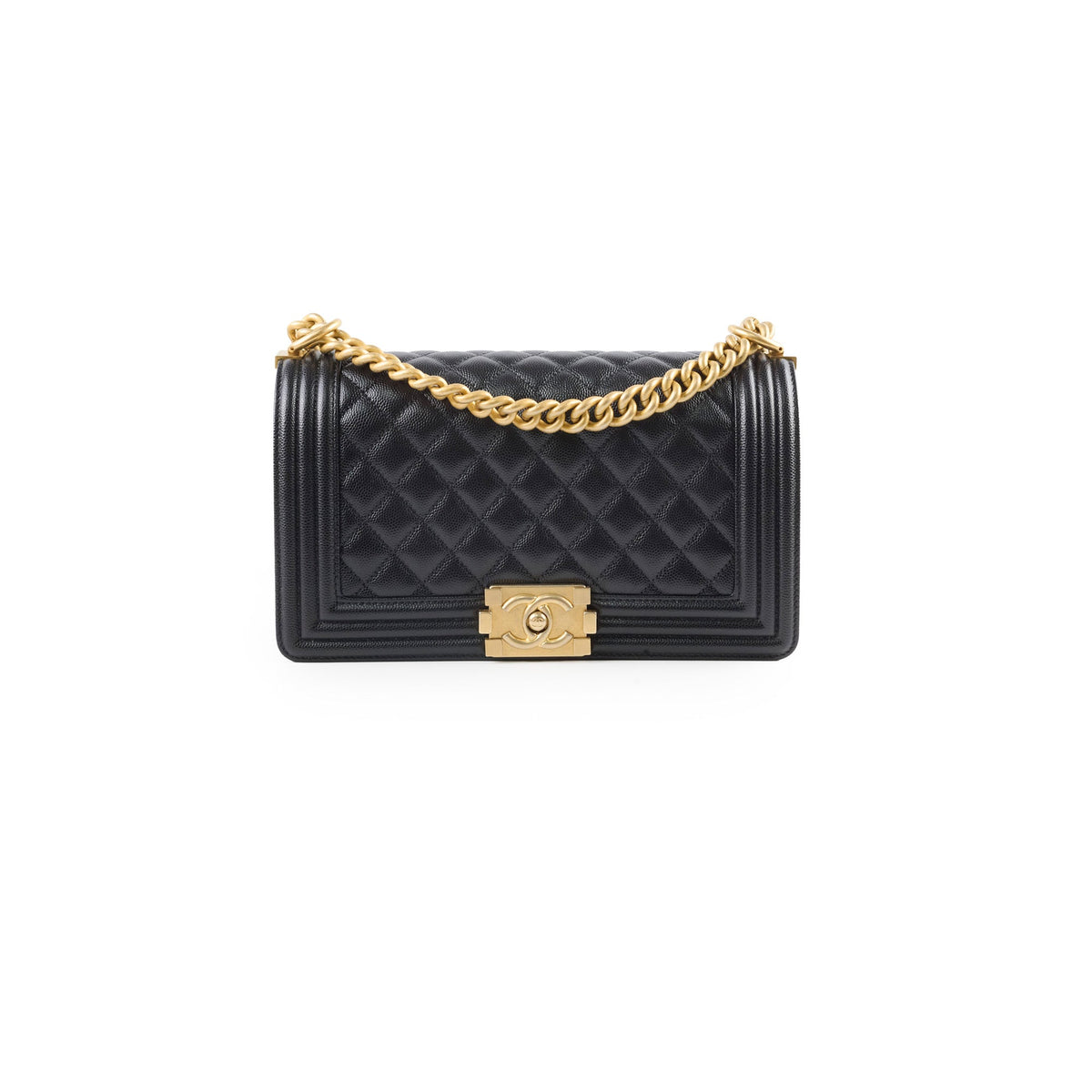 Chanel Caviar Old Medium Bag Black Series 28 - photo 1