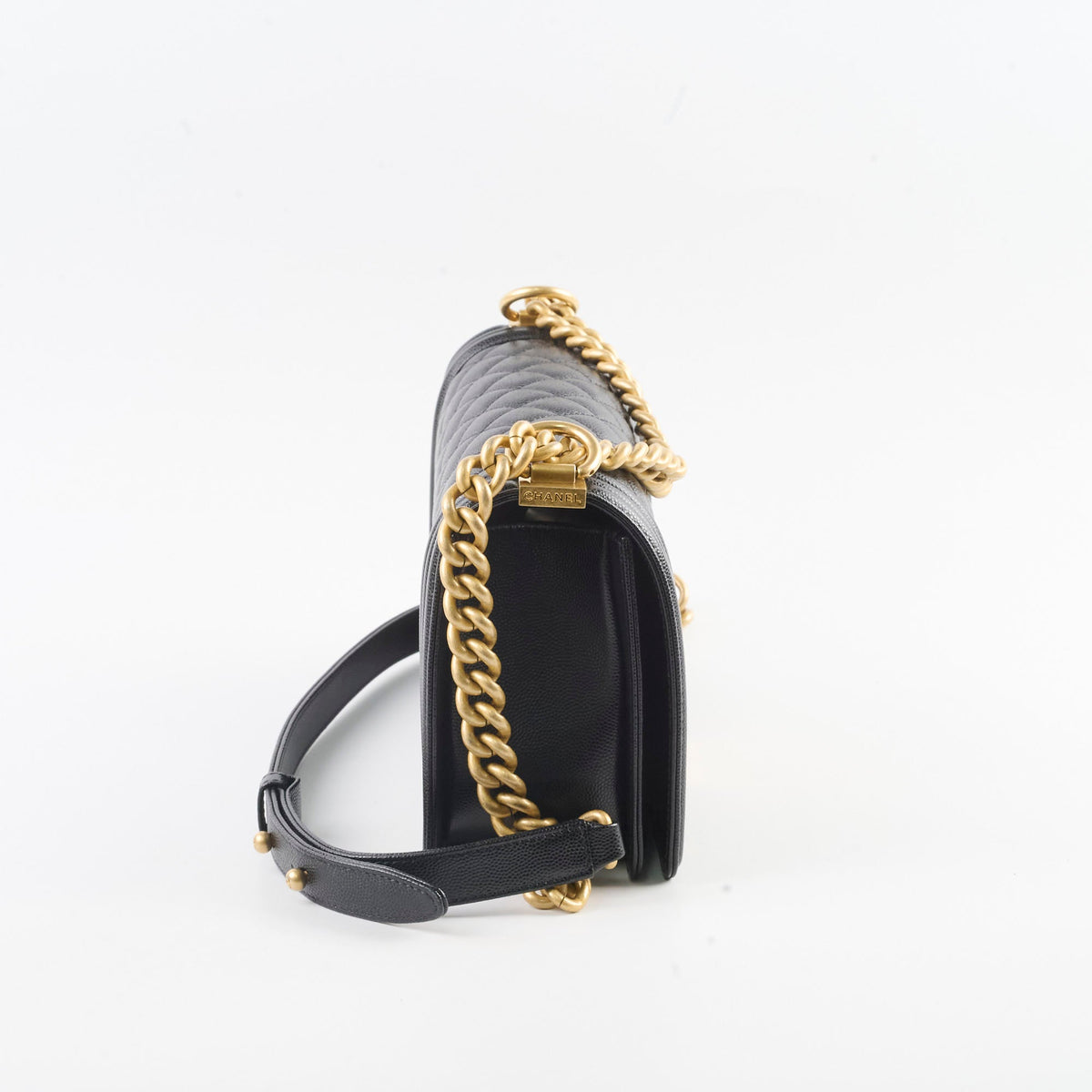 Chanel Caviar Old Medium Bag Black Series 28 - photo 3