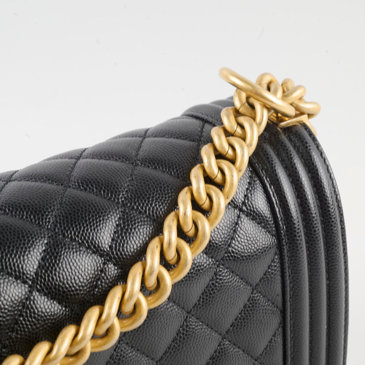 Chanel Caviar Old Medium Bag Black Series 28 - photo 14