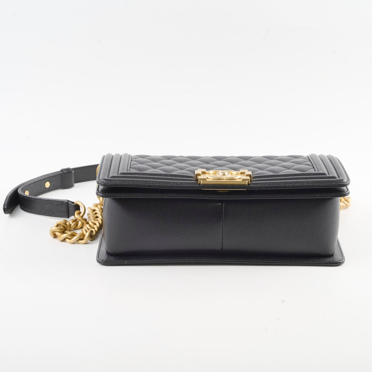 Chanel Caviar Old Medium Bag Black Series 28 - photo 4