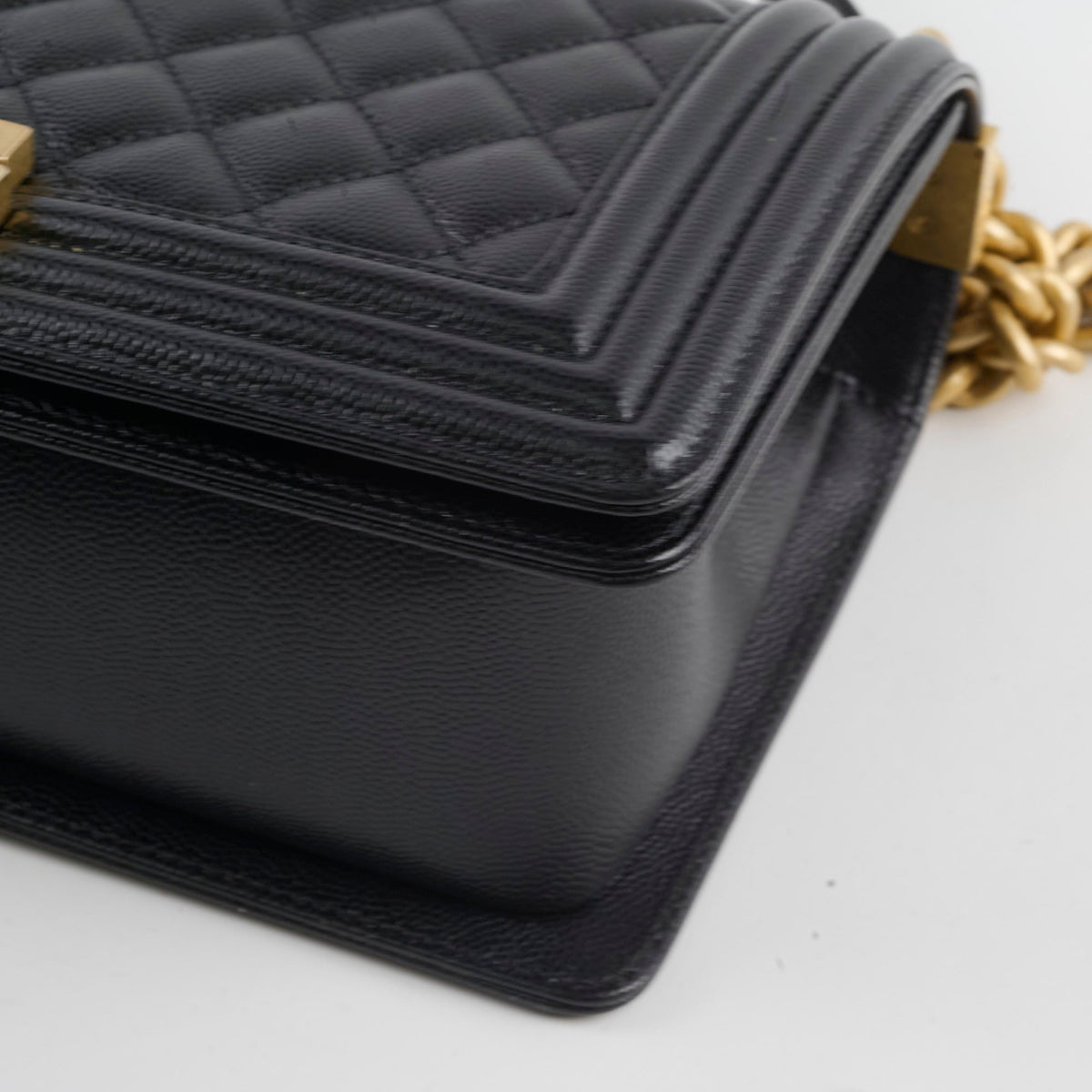 Chanel Caviar Old Medium Bag Black Series 28 - photo 13