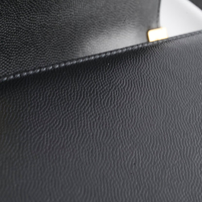 Chanel Caviar Old Medium Bag Black Series 28 - photo 7