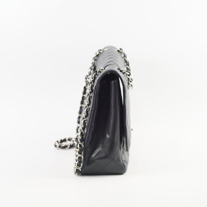 Chanel Caviar Maxi Single Flap Black Series 13 - photo 3