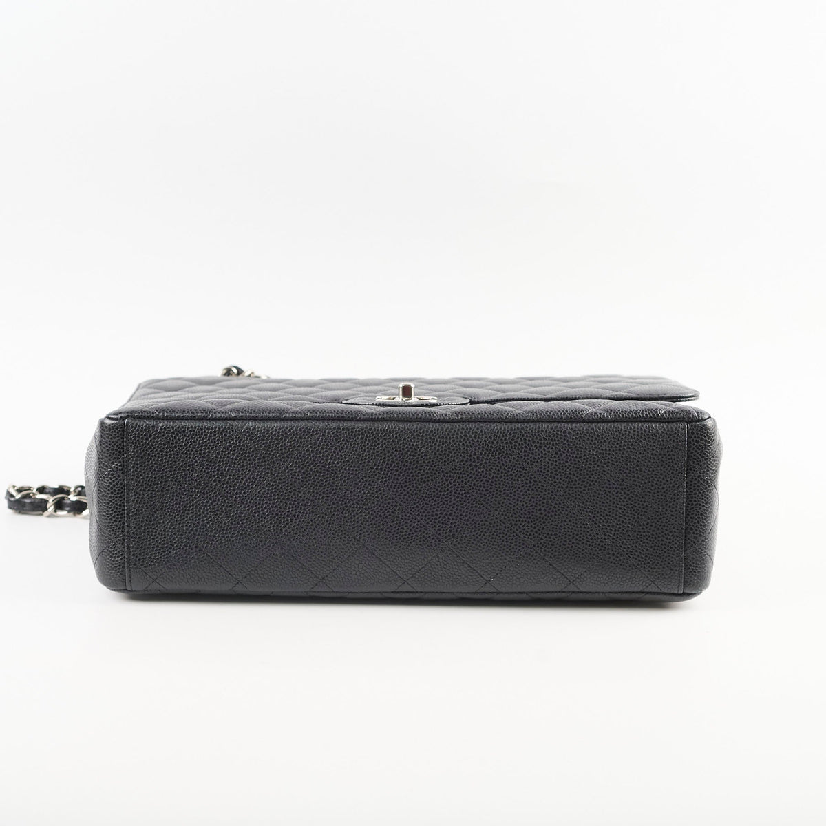 Chanel Caviar Maxi Single Flap Black Series 13 - photo 4