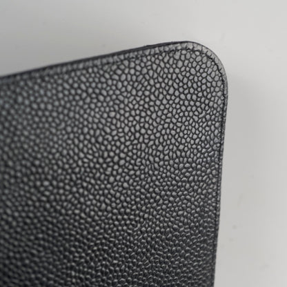 Chanel Caviar Maxi Single Flap Black Series 13 - photo 8