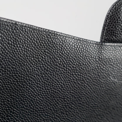 Chanel Caviar Maxi Single Flap Black Series 13 - photo 7