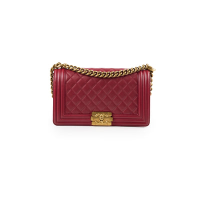 Chanel Old Medium Lambskin Red Series 19 - photo 1