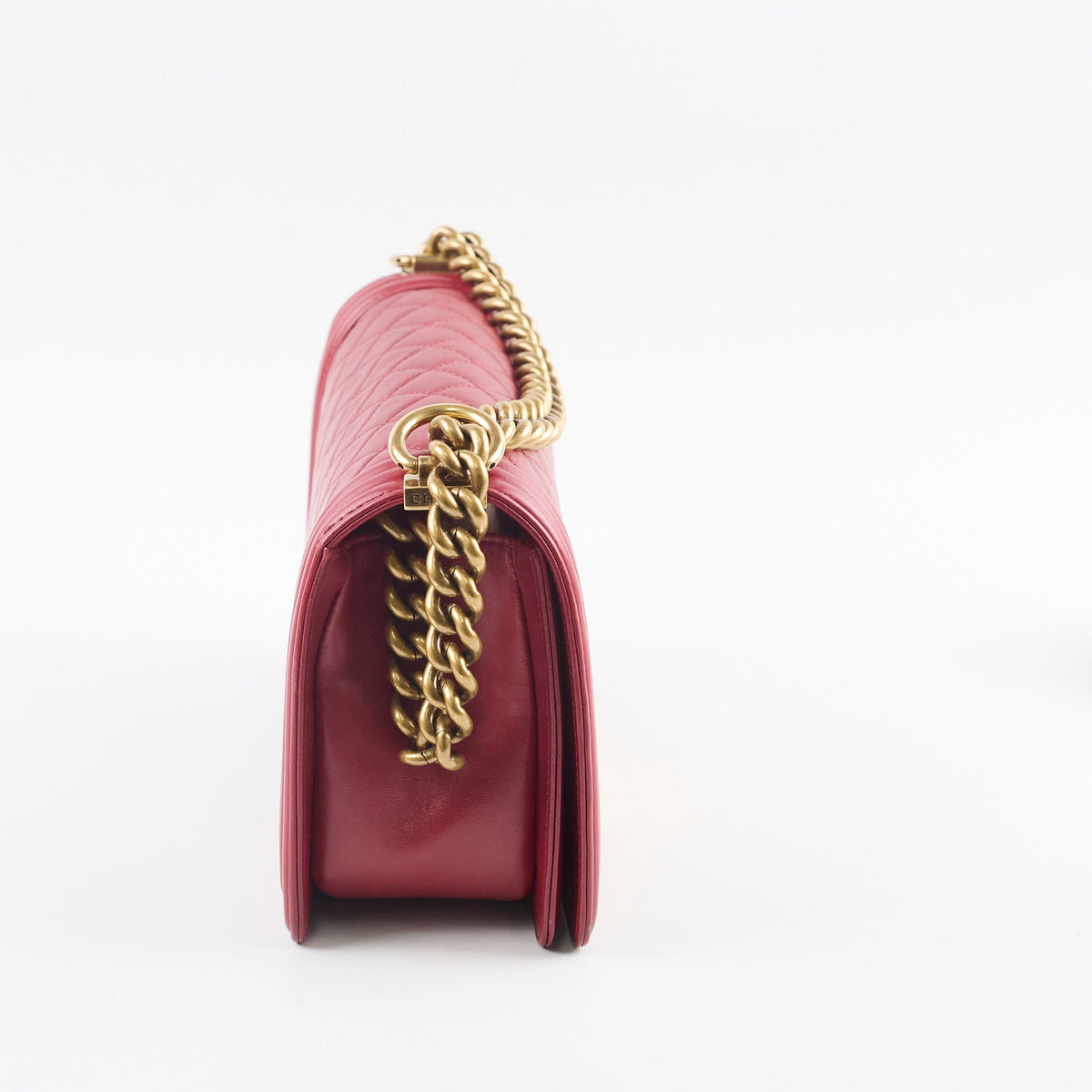 Chanel Old Medium Lambskin Red Series 19 - photo 3