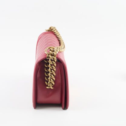Chanel Old Medium Lambskin Red Series 19 - photo 3