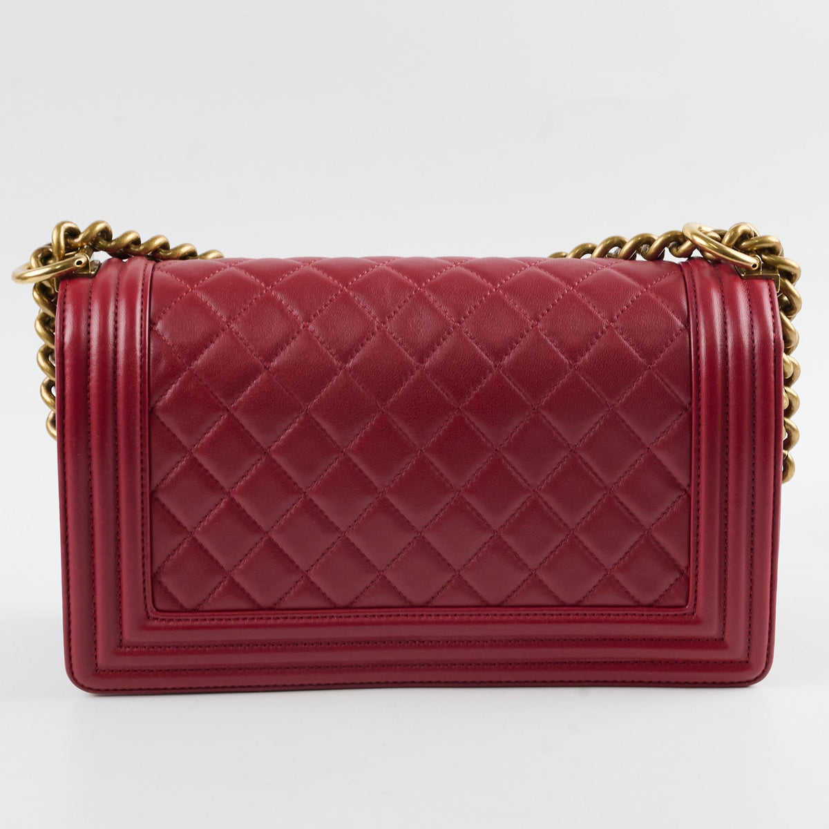 Chanel Old Medium Lambskin Red Series 19 - photo 2