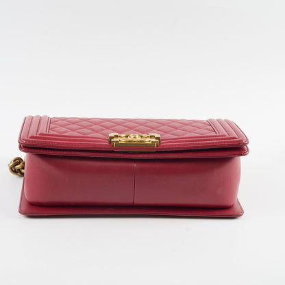 Chanel Old Medium Lambskin Red Series 19 - photo 4