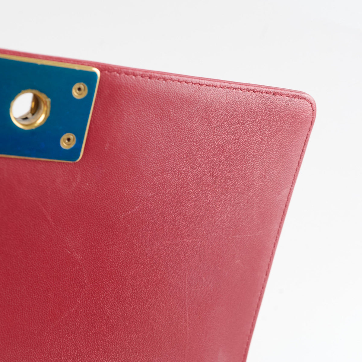 Chanel Old Medium Lambskin Red Series 19 - photo 10