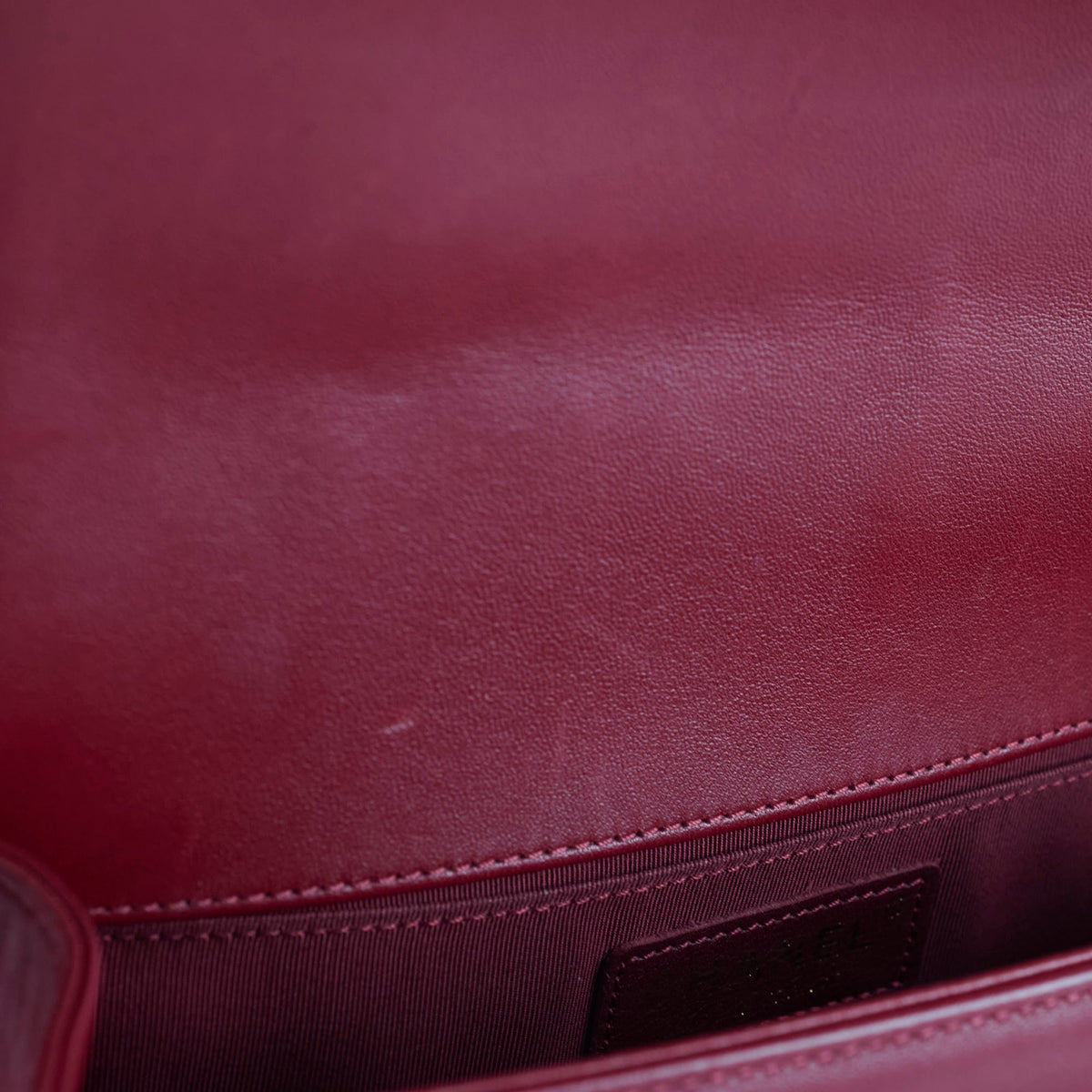 Chanel Old Medium Lambskin Red Series 19 - photo 12