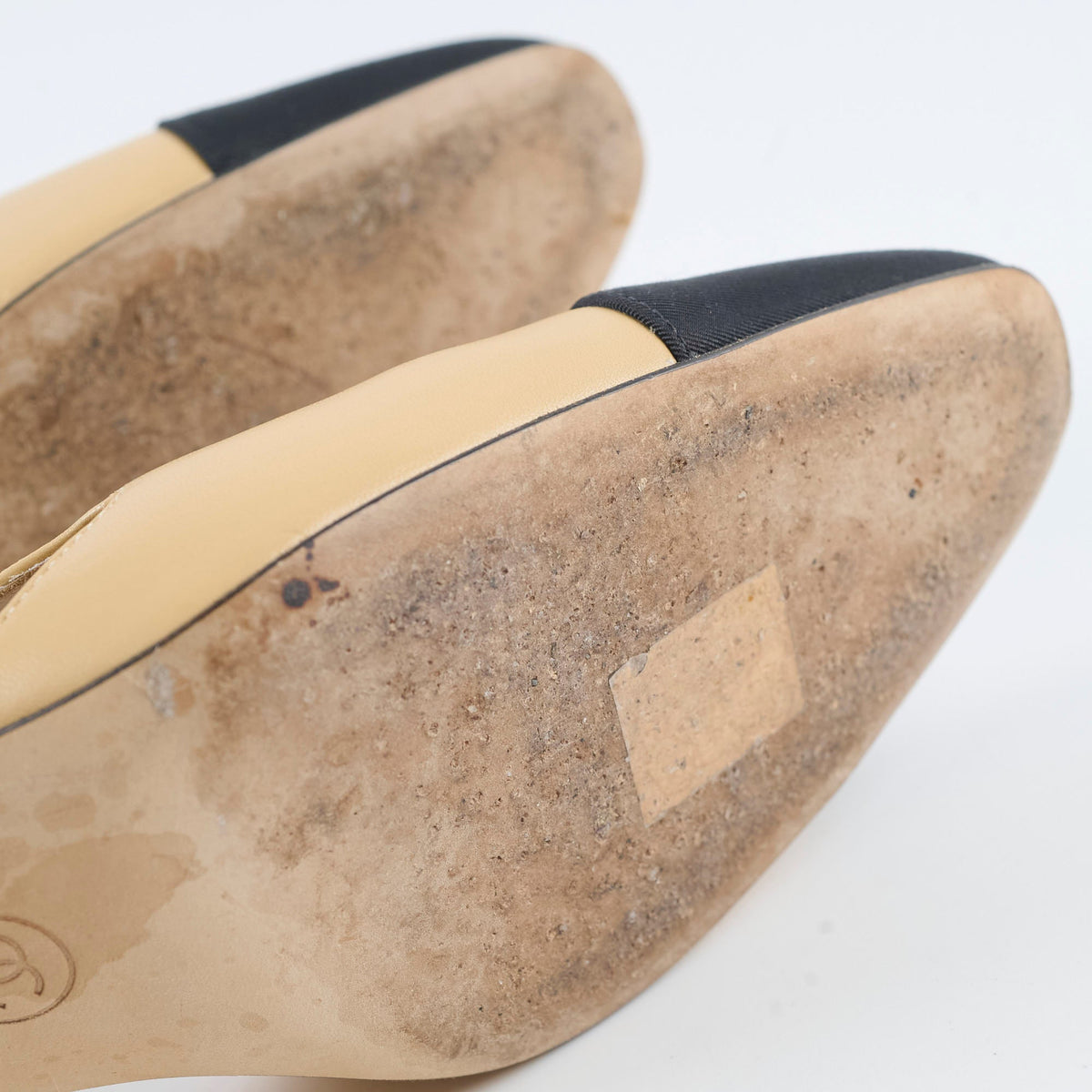 Chanel Pumps Slingbacks Beige Size 37.5 - photo 12
