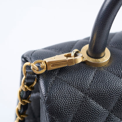 Chanel Medium Coco Handle Black Caviar - photo 12
