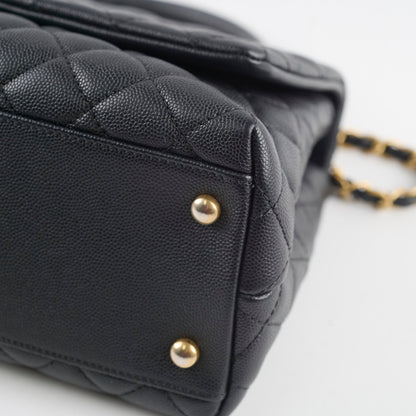 Chanel Medium Coco Handle Black Caviar - photo 16