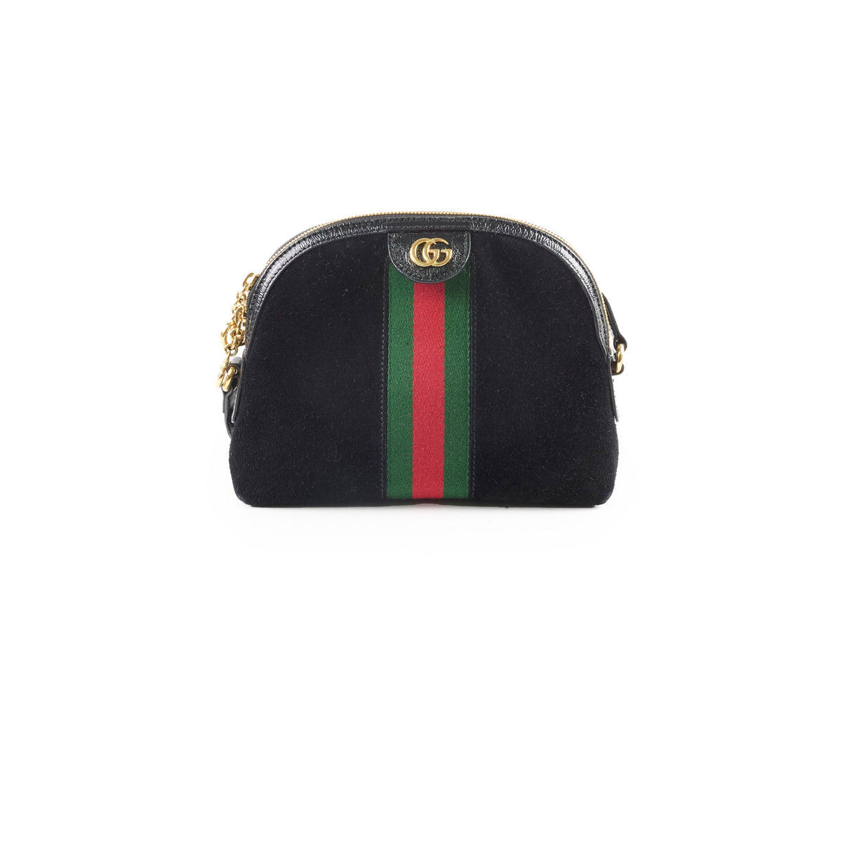 Gucci Ophidia Small Crossbody Bag Suede Black - photo 1