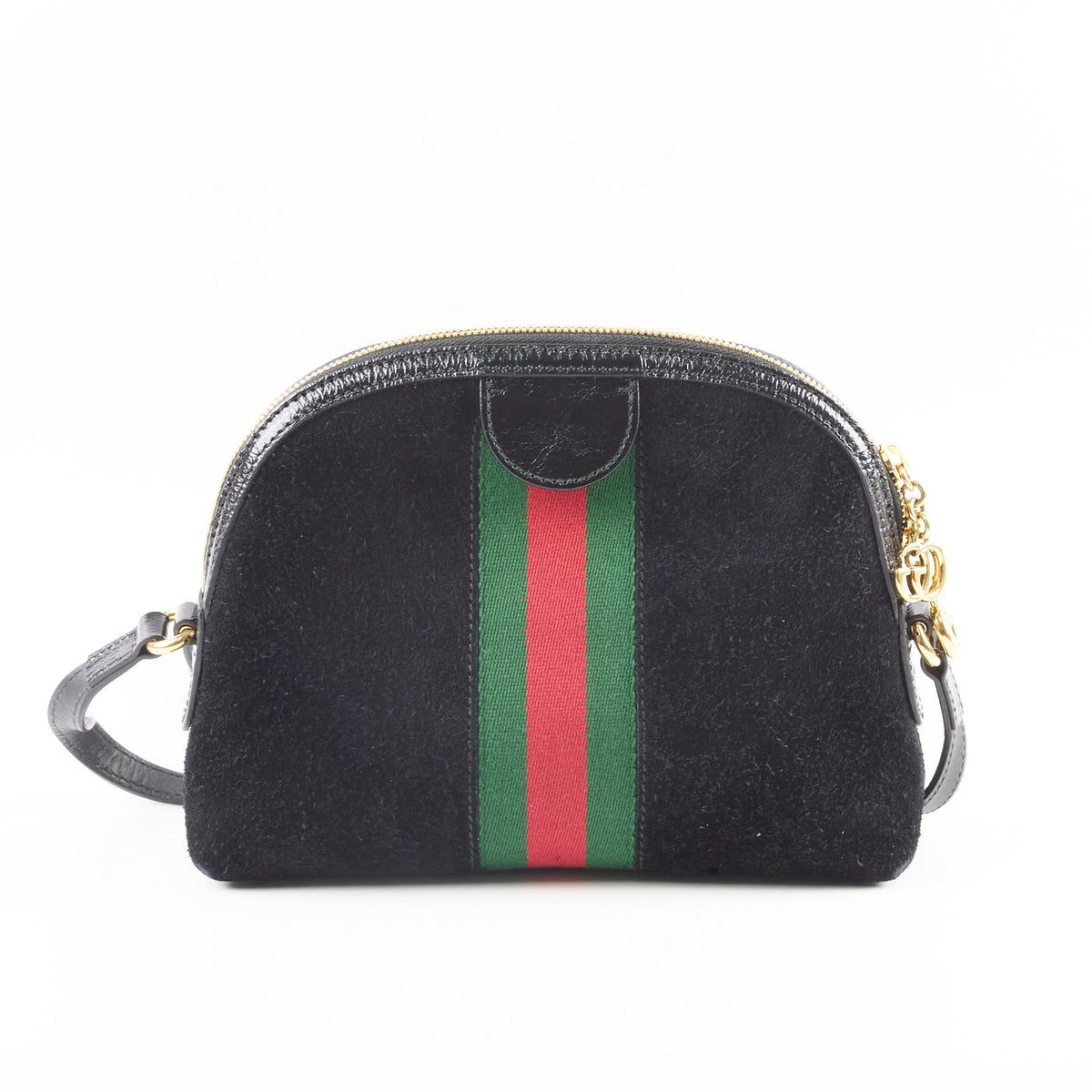 Gucci Ophidia Small Crossbody Bag Suede Black - photo 2