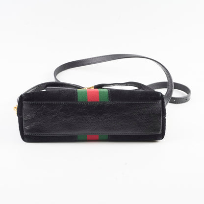 Gucci Ophidia Small Crossbody Bag Suede Black - photo 3