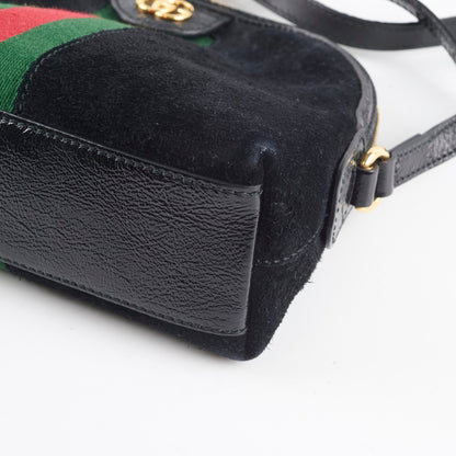 Gucci Ophidia Small Crossbody Bag Suede Black - photo 15