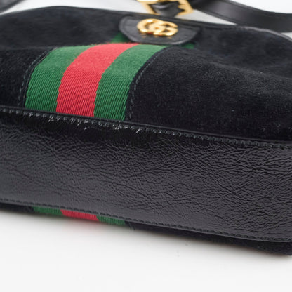 Gucci Ophidia Small Crossbody Bag Suede Black - photo 14