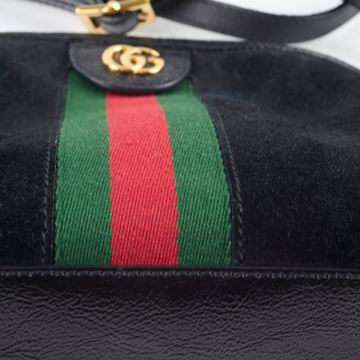 Gucci Ophidia Small Crossbody Bag Suede Black - photo 8