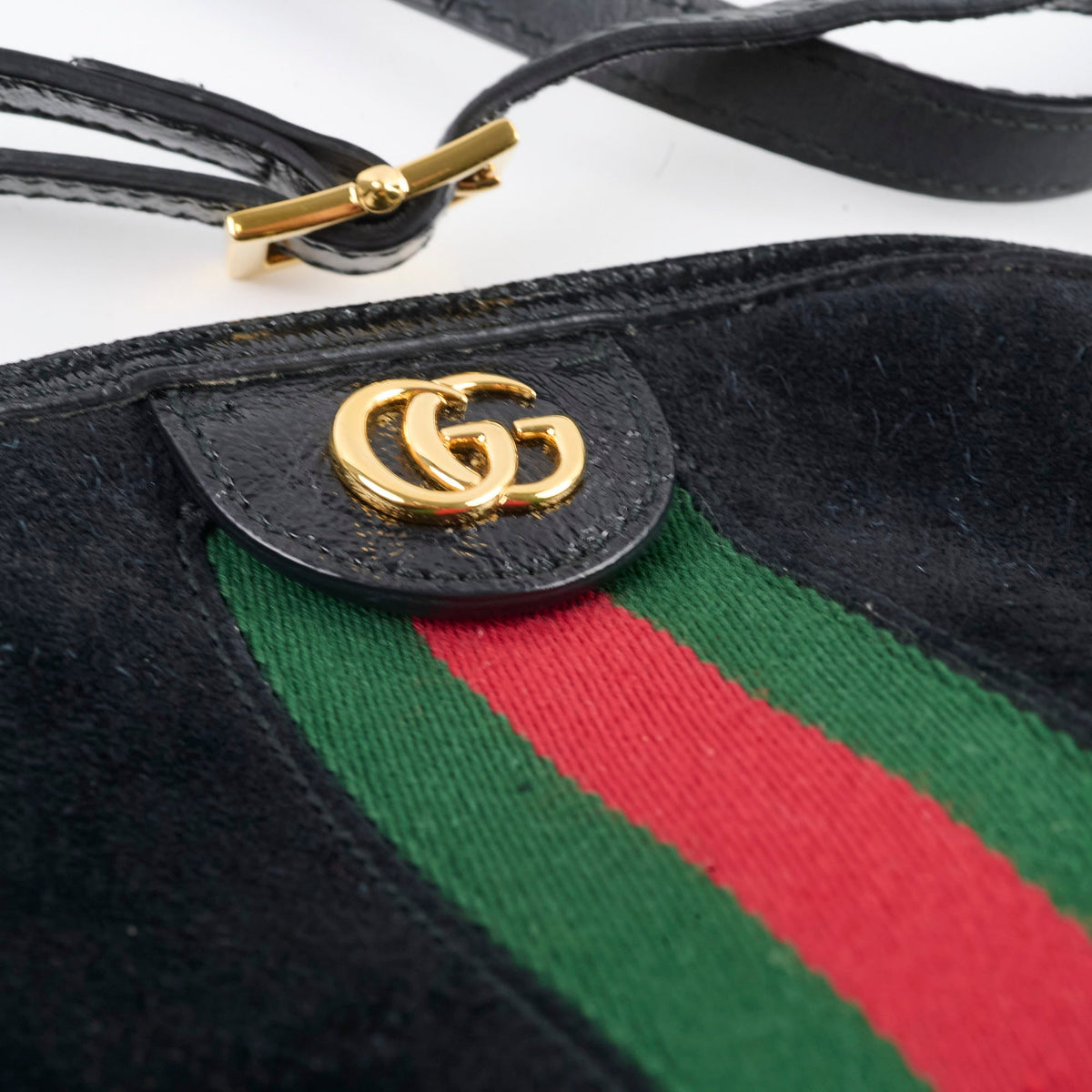 Gucci Ophidia Small Crossbody Bag Suede Black - photo 7