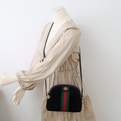 Gucci Ophidia Small Crossbody Bag Suede Black - photo 17