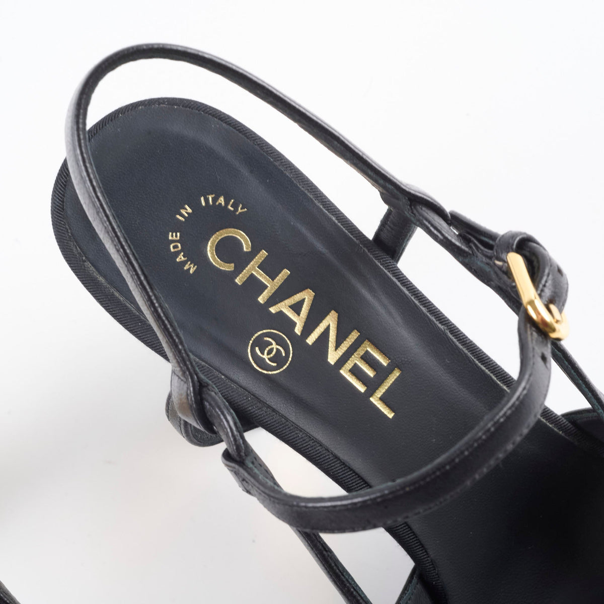 Chanel Pumps Slingbacks Black Size 38.5 - photo 6