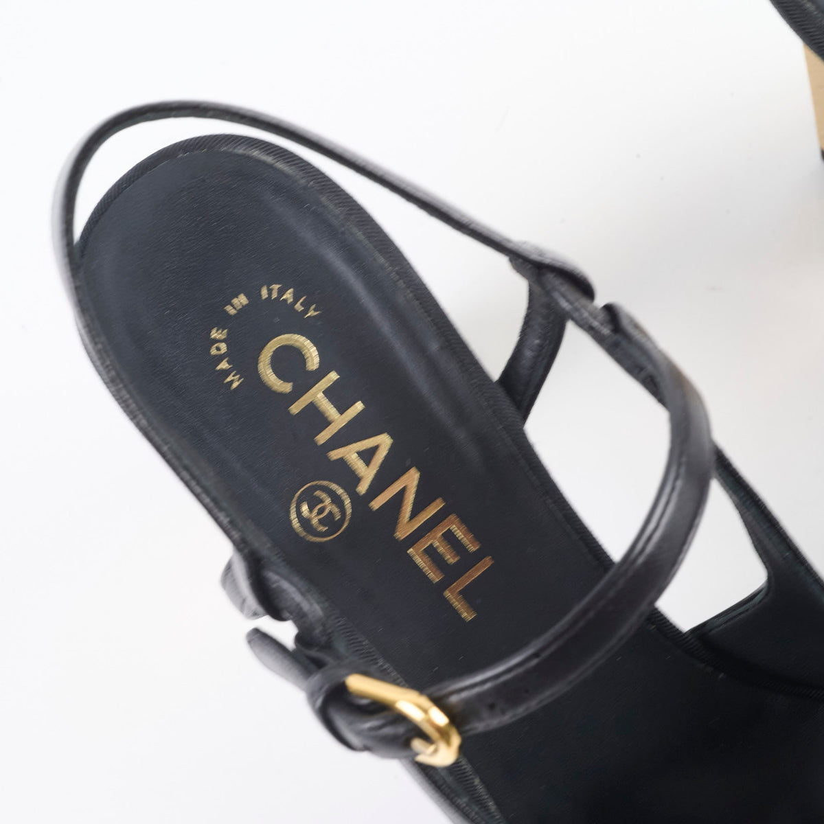 Chanel Pumps Slingbacks Black Size 38.5 - photo 5