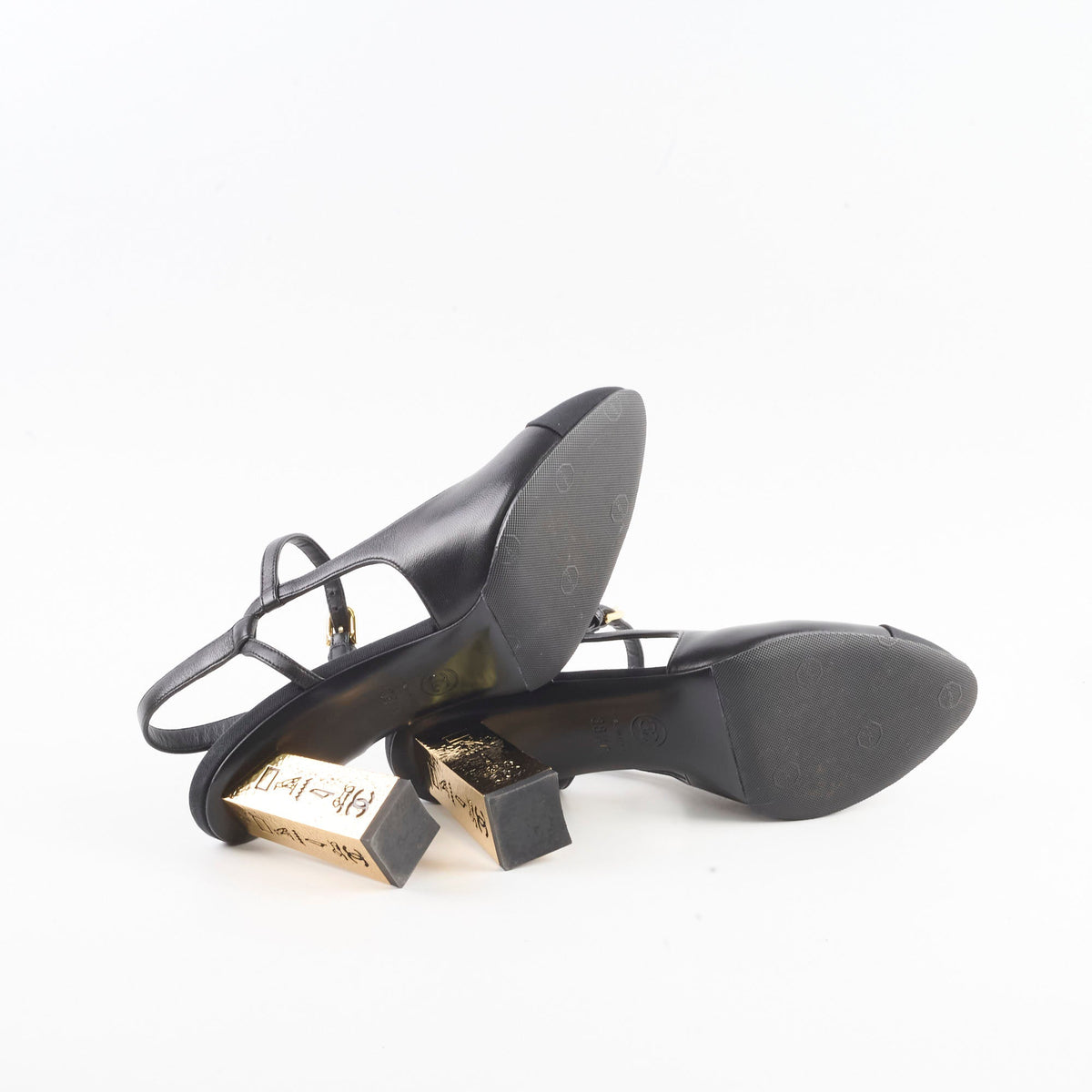 Chanel Pumps Slingbacks Black Size 38.5 - photo 4