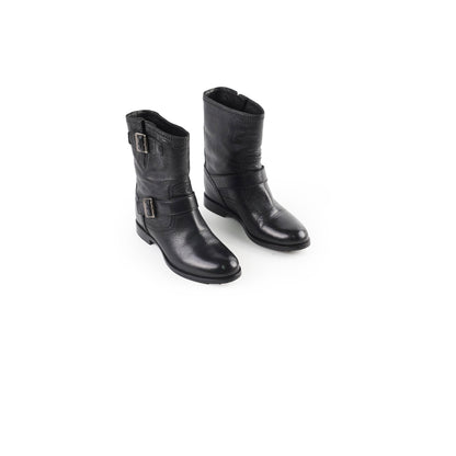 Prada Leather Boots Black Size 37 - photo 1