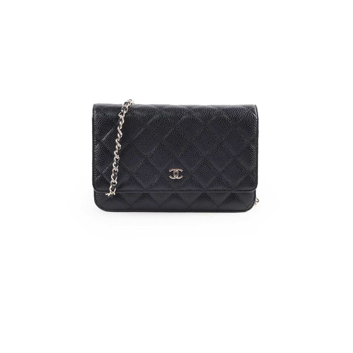 Chanel Wallet On Chain WOC Caviar Black - photo 1