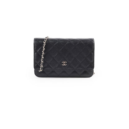 Chanel Wallet On Chain WOC Caviar Black - photo 1