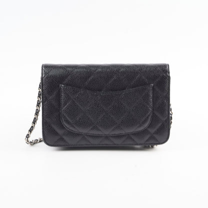 Chanel Wallet On Chain WOC Caviar Black - photo 2