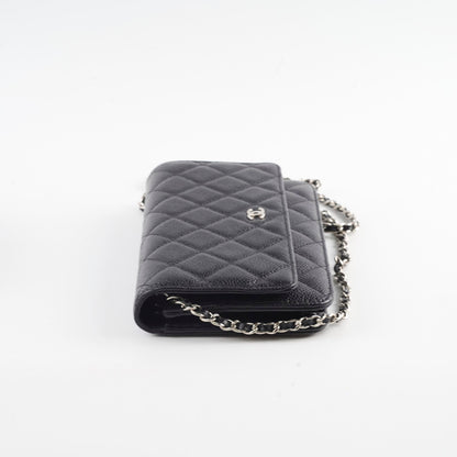 Chanel Wallet On Chain WOC Caviar Black - photo 3