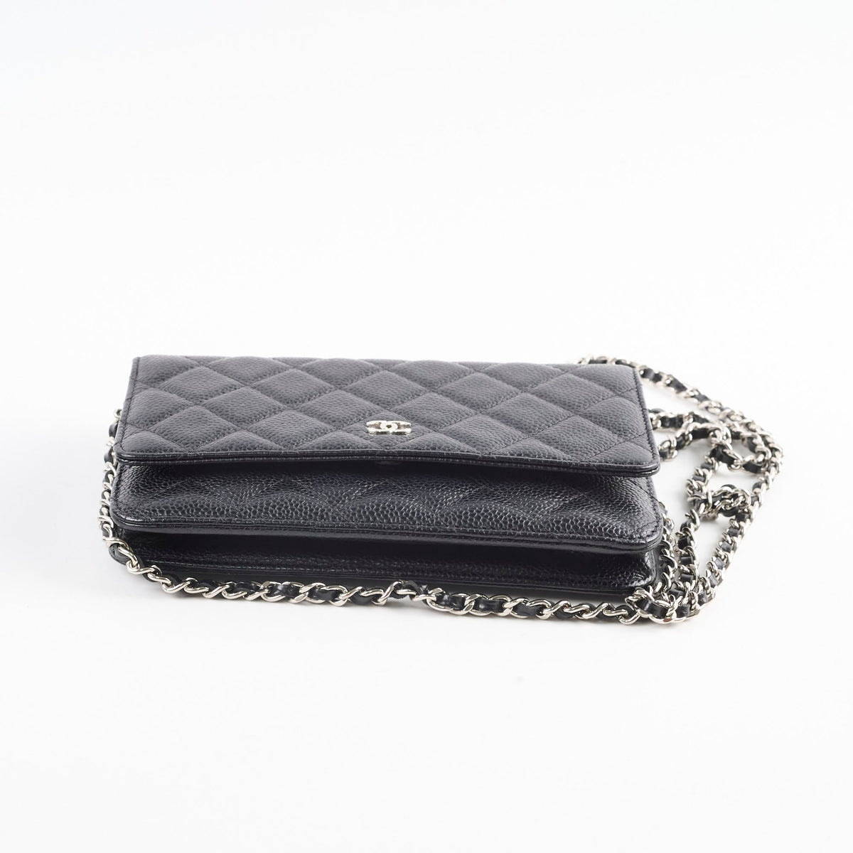 Chanel Wallet On Chain WOC Caviar Black - photo 4